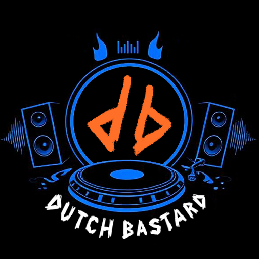 Logo Dutch Bastard (turntable, speakers, audio)