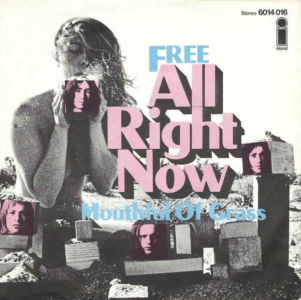 Original cover art Free - All Right Now (7" single)